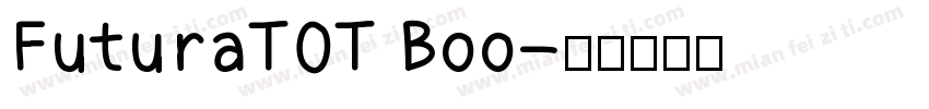 FuturaTOT Boo字体转换